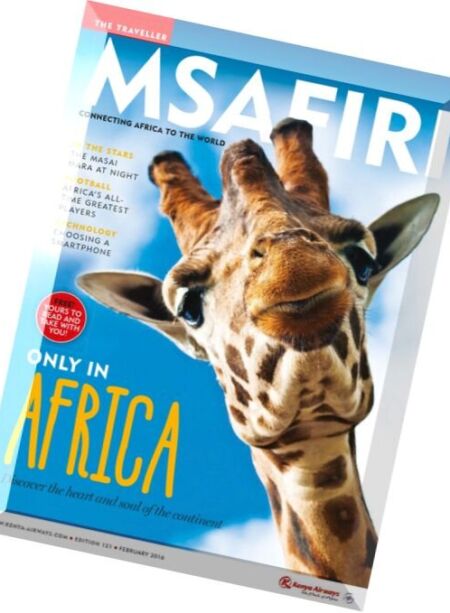 MSAFIRI – Kenya Airways Inflight – February 2016 Cover