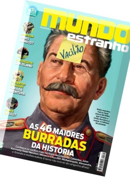 Mundo Estranho Brasil – Ed. 177 – Fevereiro de 2016 Cover