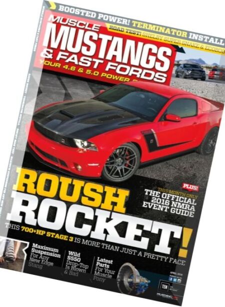 Muscle Mustangs & Fast Fords – April 2016 Cover