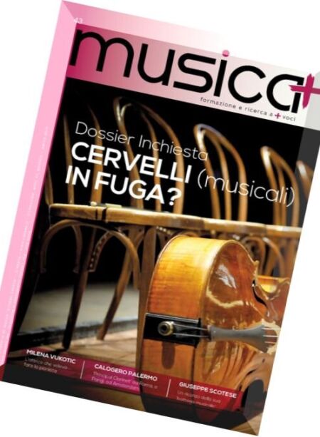 Musica+ Magazine – Gennaio-Marzo 2016 Cover