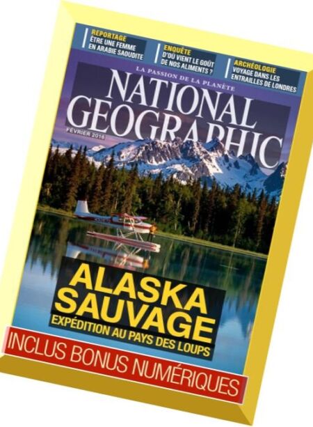 National Geographic France – Fevrier 2016 Cover