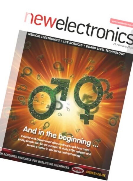 New Electronics – February 23, 2016 Cover