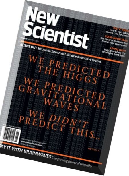 New Scientist – 5 March 2016 Cover