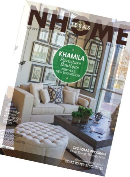 NHOME Texas – January-February 2016 Cover