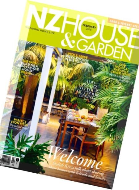 NZ House & Garden – February 2016 Cover