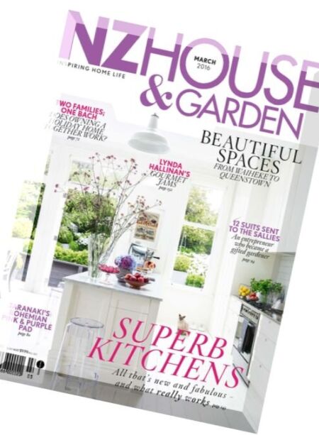 NZ House & Garden – March 2016 Cover