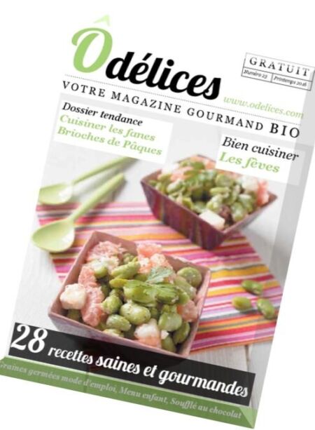 Odelices – Numero 23, Printemps 2016 Cover