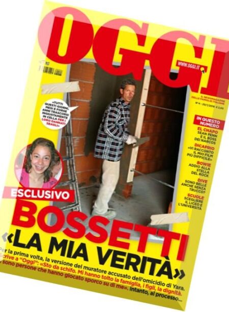 Oggi – 20 Gennaio 2016 Cover