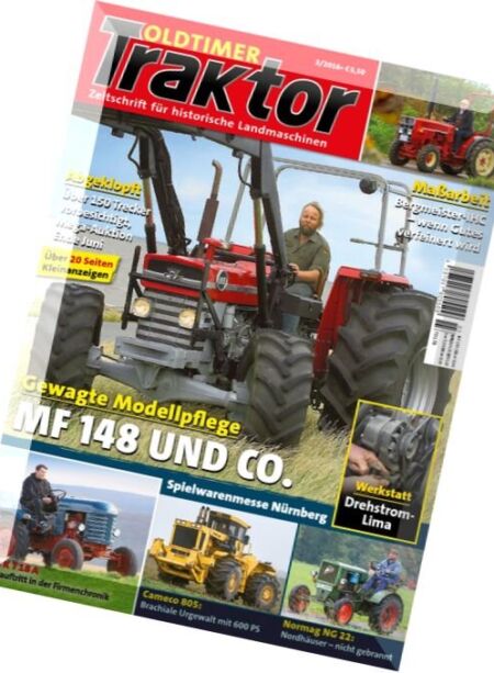 Oldtimer Traktor – Marz 2016 Cover
