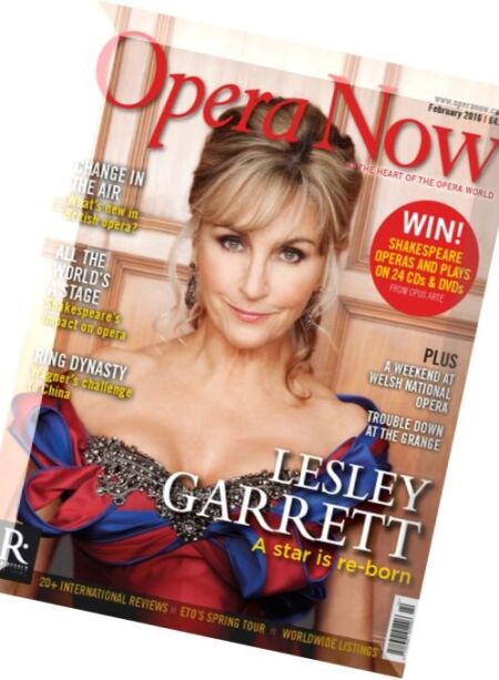 Opera Now – February 2016 Cover