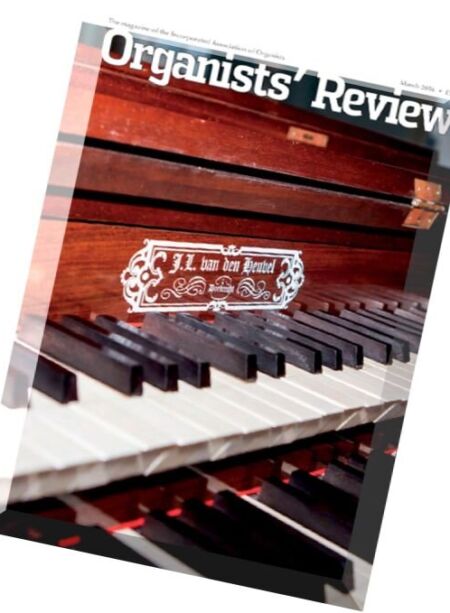 Organists’ Review – March 2016 Cover