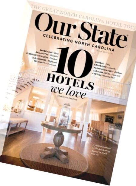 Our State Celebrating North Carolina – March 2016 Cover