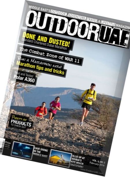 OutdoorUAE – February 2016 Cover
