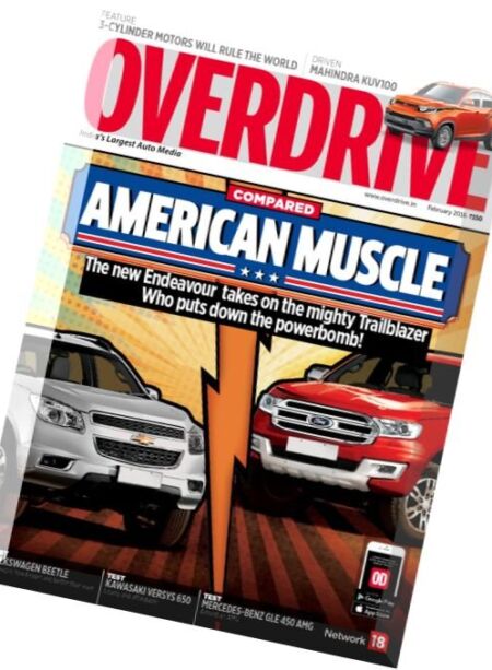 Overdrive – February 2016 Cover