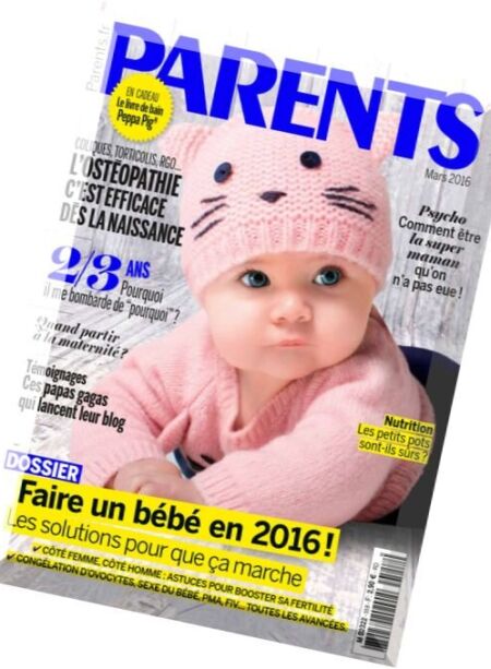 Parents – Mars 2016 Cover