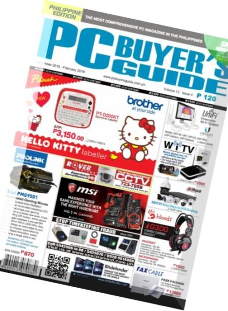PC Buyer’s Guide – December 2015 – February 2016 Cover