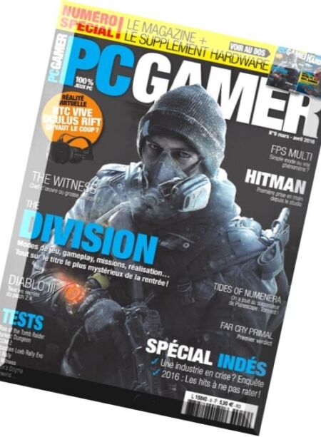 PC Gamer – Mars-Avril 2016 Cover