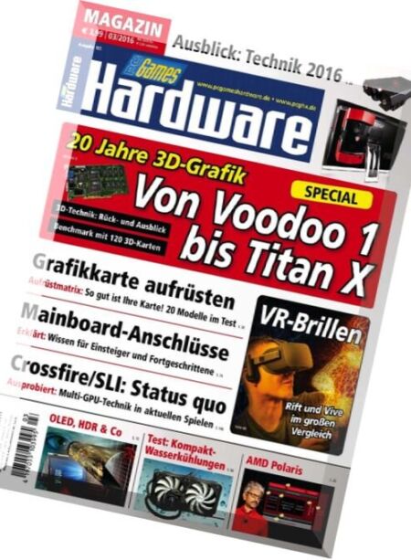 PC Games Hardware – Marz 2016 Cover