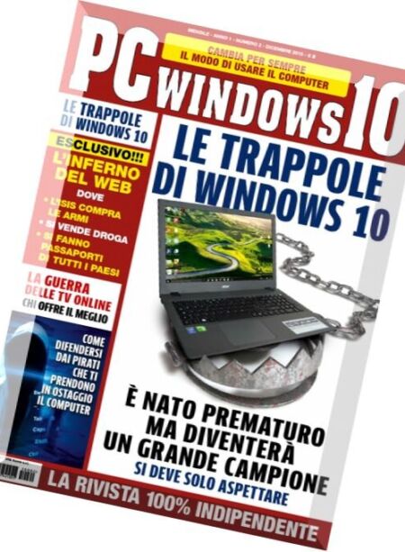 PC WINDOWS 10 – Dicembre 2015 Cover