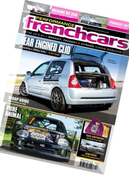 Performance French Cars – March-April 2016 Cover
