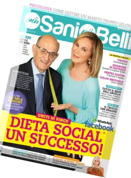 Piu Sani Piu Belli – Febbraio 2016 Cover