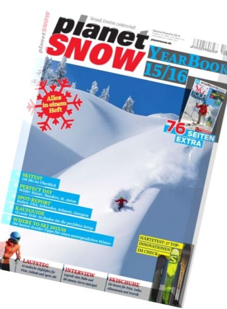 PlanetSnow – Yearbook 2015-16 Cover