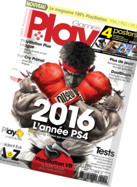 Play games – Fevrier-Mars 2016 Cover