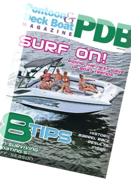 Pontoon & Deck Boat – February 2016 Cover