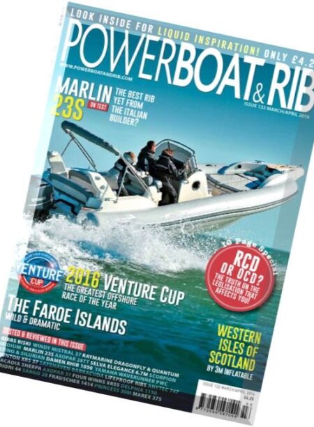 Power Boat & Rib – March-April 2016 Cover