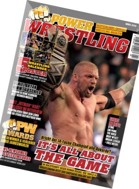 Power Wrestling – Marz 2016 Cover