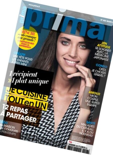 Prima – Mars 2016 Cover