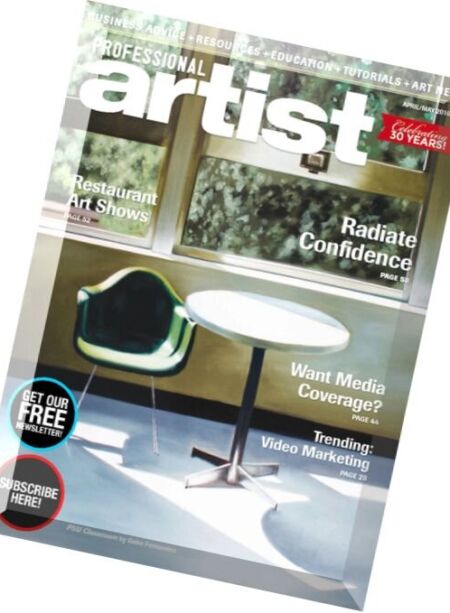 Professional Artist – April-May 2016 Cover