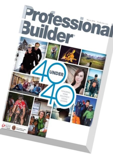 Professional Builder – March 2016 Cover