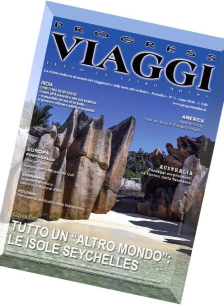 Progress Viaggi – Febbraio 2016 Cover
