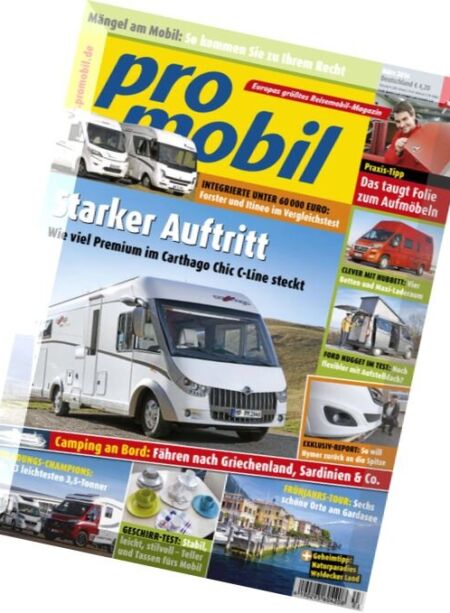 promobil – Nr.3, Marz 2016 Cover
