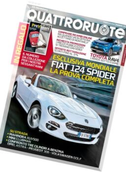 Quattroruote Italia – Febbraio 2016