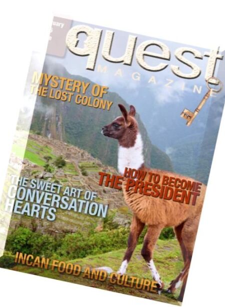 Quest Magazine – February 2016 Cover