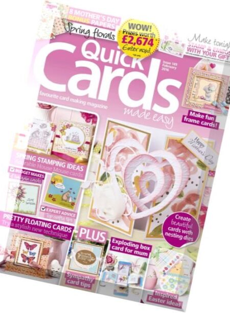 Quick Cards Made Easy – February 2016 Cover