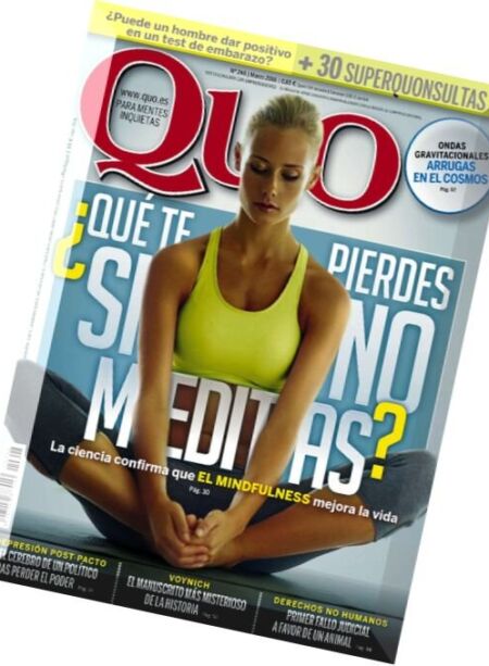Quo – Marzo 2016 Cover