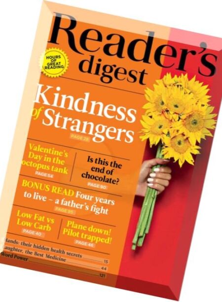 Reader’s Digest Australia – February 2016 Cover