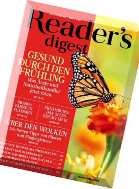 Readers Digest Germany – Marz 2016 Cover
