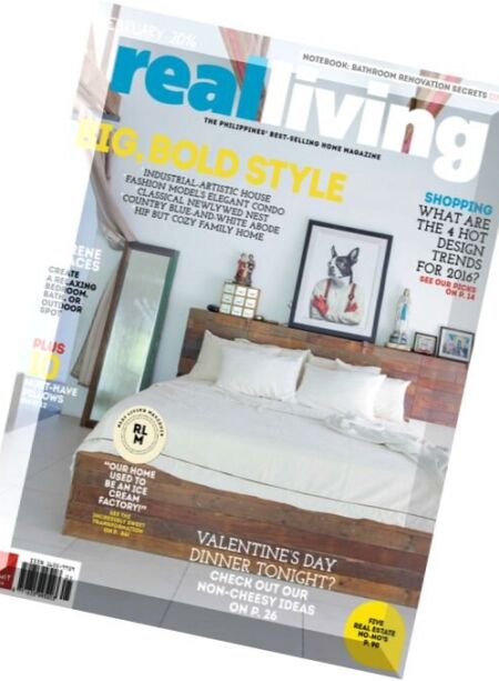 Real Living Philippines – February 2016 Cover