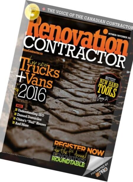 Renovation Contractor – October-November 2015 Cover