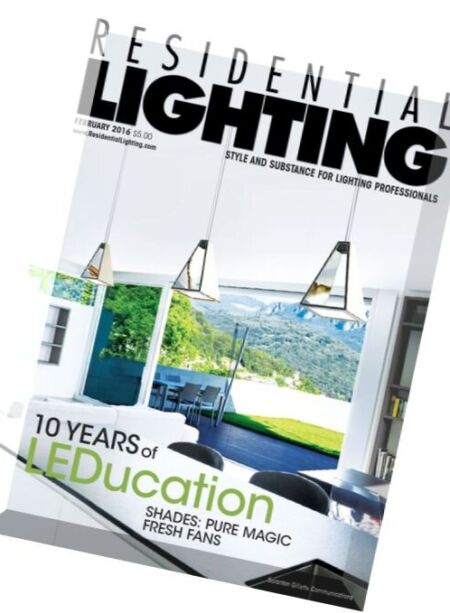 Residential Lighting – February 2016 Cover