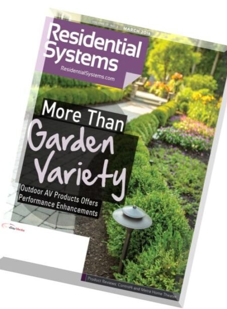 Residential Systems – March 2016 Cover