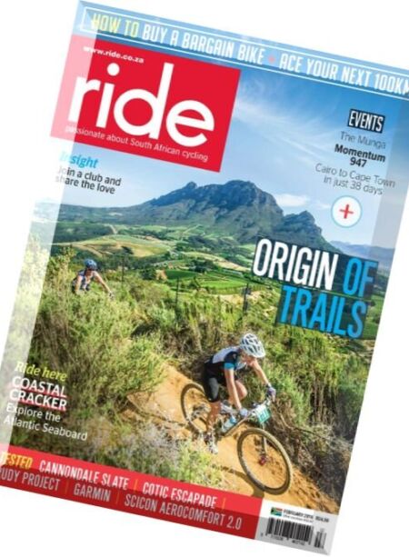 Ride South Africa – February 2016 Cover