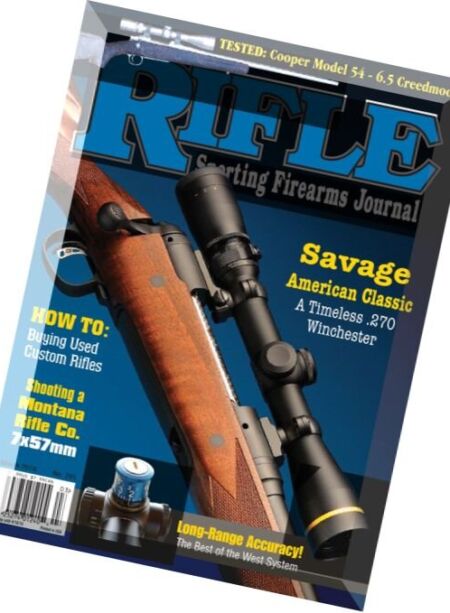 Rifle – March-April 2016 Cover