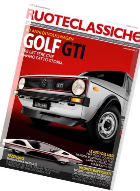 RuoteClassiche – Febbraio 2016 Cover