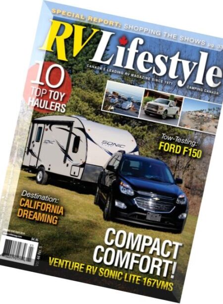RV Lifestyle – Vol. 44 N 5, 2016 Cover