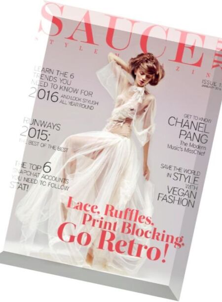 SAUCEink Magazine – January 2016 Cover